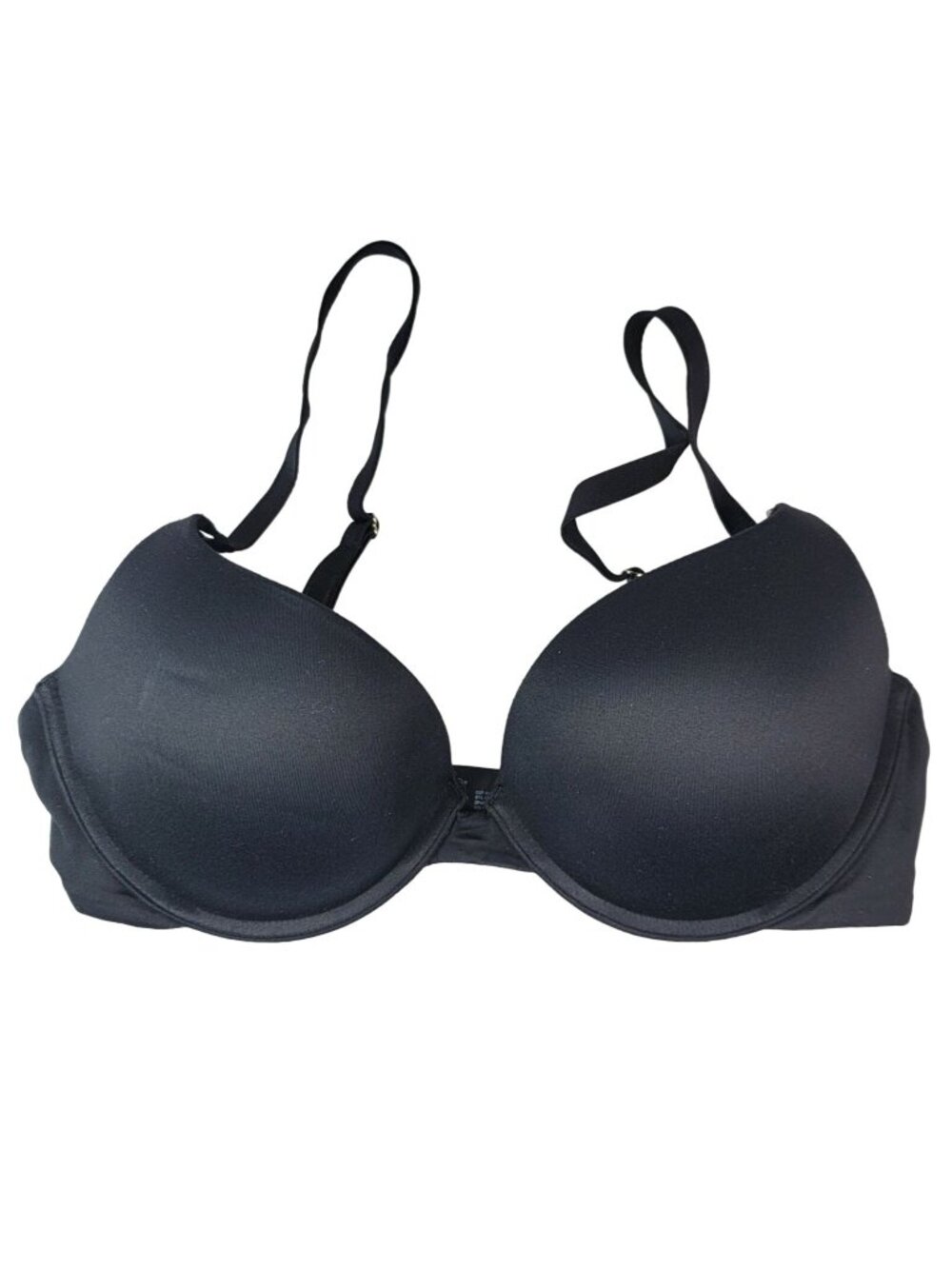 Soma Embraceable Tailored Push Up Bra Black 34D Seamless T Shirt Underwire READ